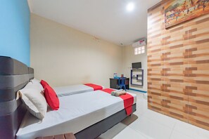 Chambre avec lits jumeaux | Wi-Fi gratuit