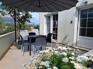 Apartment, Garden View (A) | Terrace/patio