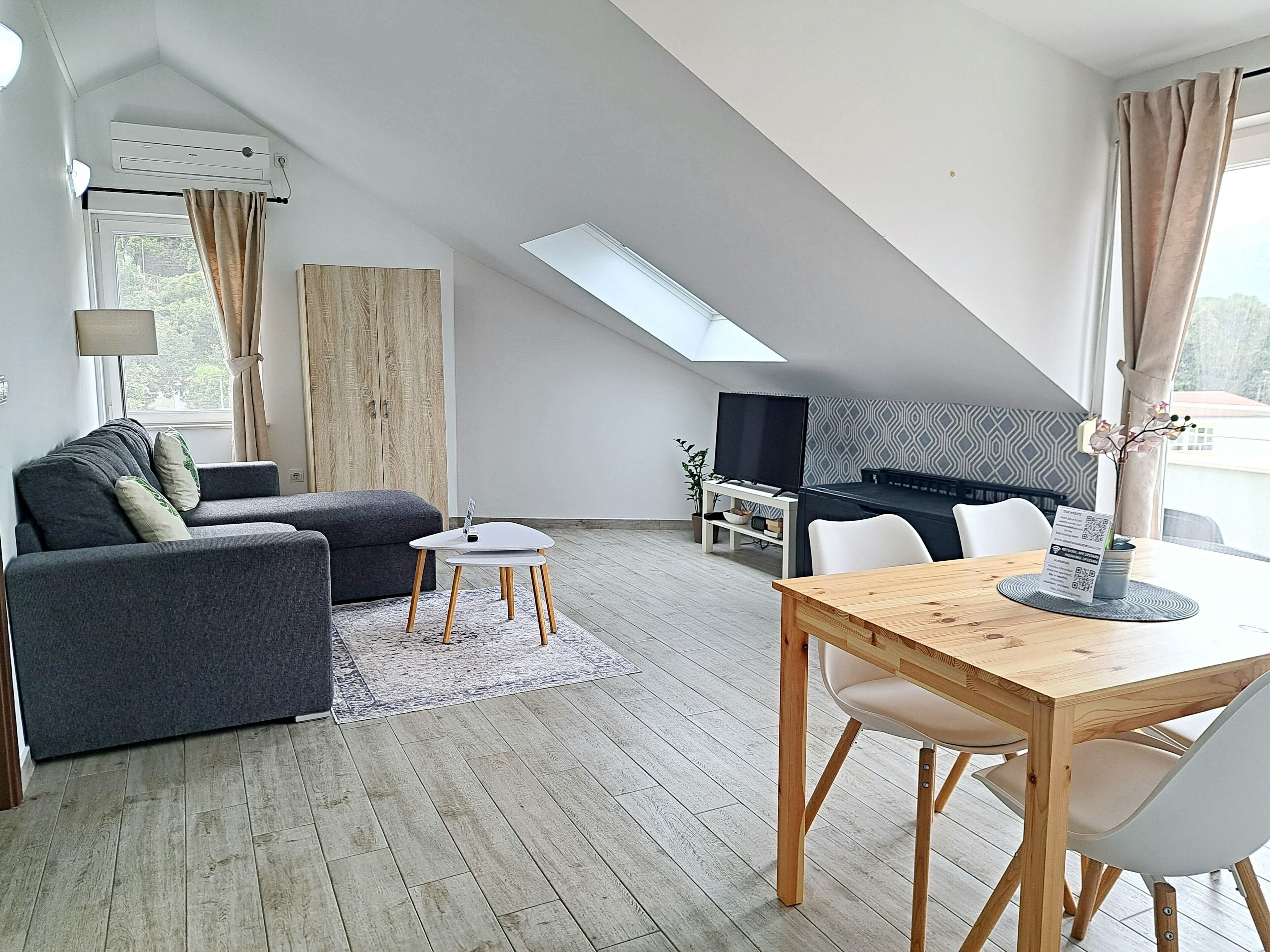 Apartment, Sea View (A) | Living area