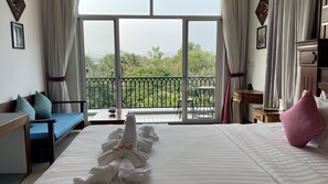 ห้องเอ็กซ์คลูซีฟดับเบิล | มินิบาร์, ตู้นิรภัยในห้องพัก, โต๊ะทำงาน, Wi-Fi ฟรี