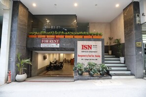 Entrée de l’hébergement