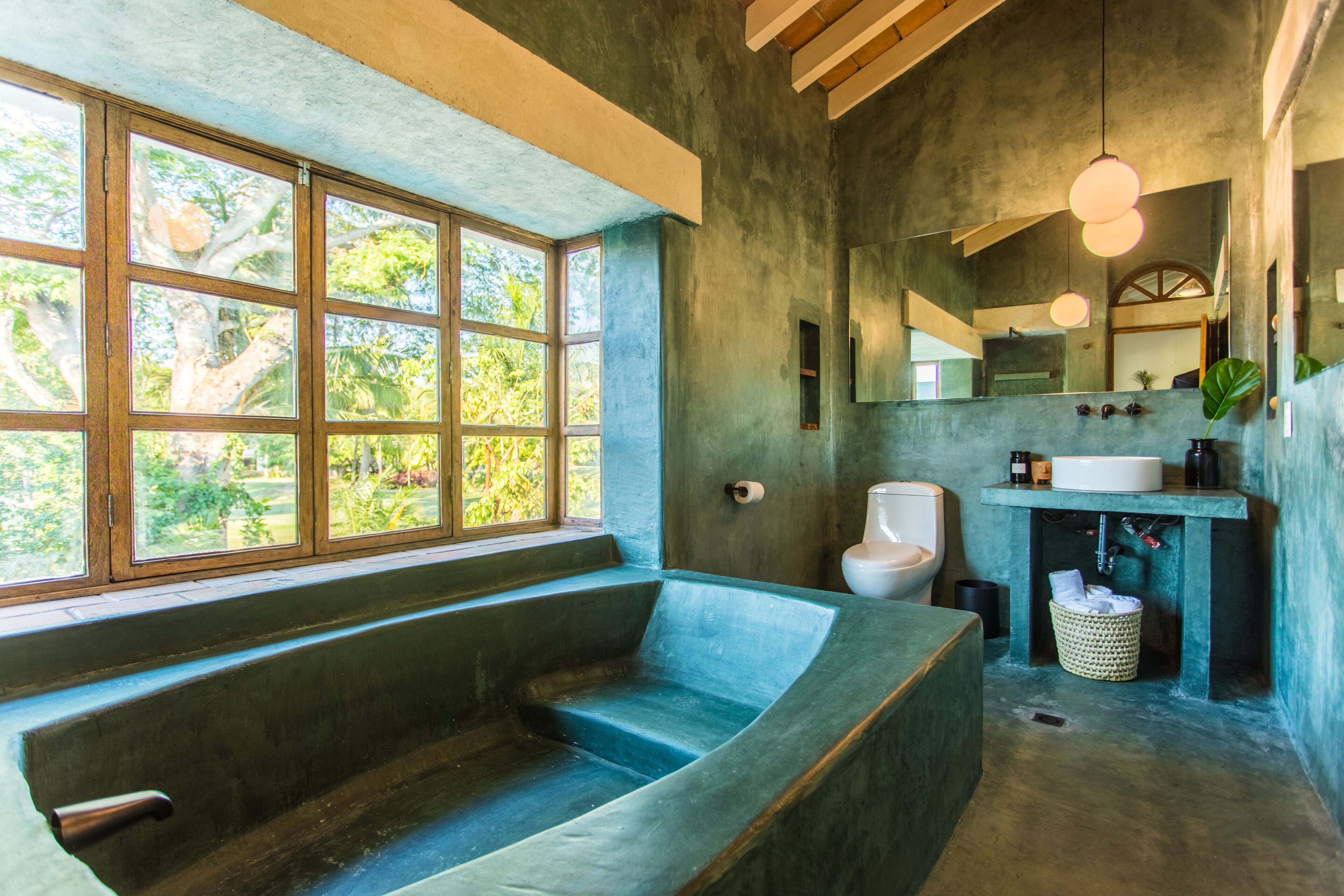 Bañera de hidromasaje interior