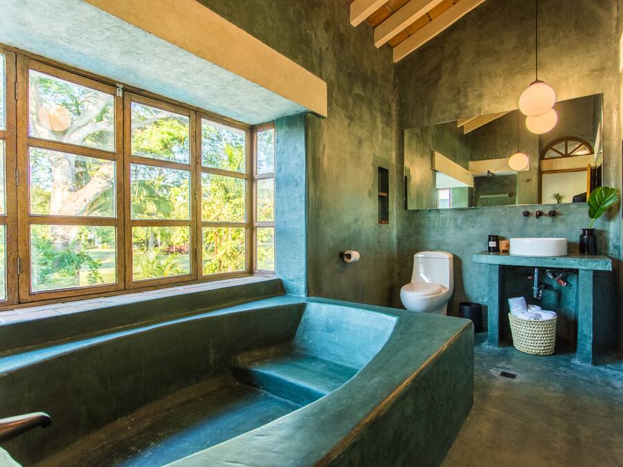 Chambre Double Design | Bain à remous intérieur
