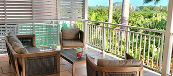 Cajou (7p), 3 A/C bedrooms, pool, coastal view, sea 400 m