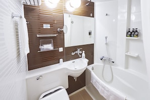 Ensemble douche/baignoire, baignoire relaxante profonde