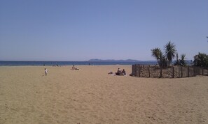 Accommodatie ligt op het strand