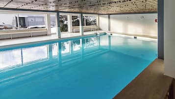 Indoor pool, a heated pool