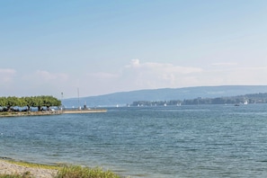 Vlak bij het strand