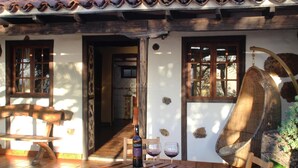 Terrace/patio - Traditional Canarian Retreat: Casa Francisco with Private Pool, Terrac (Puntagorda)