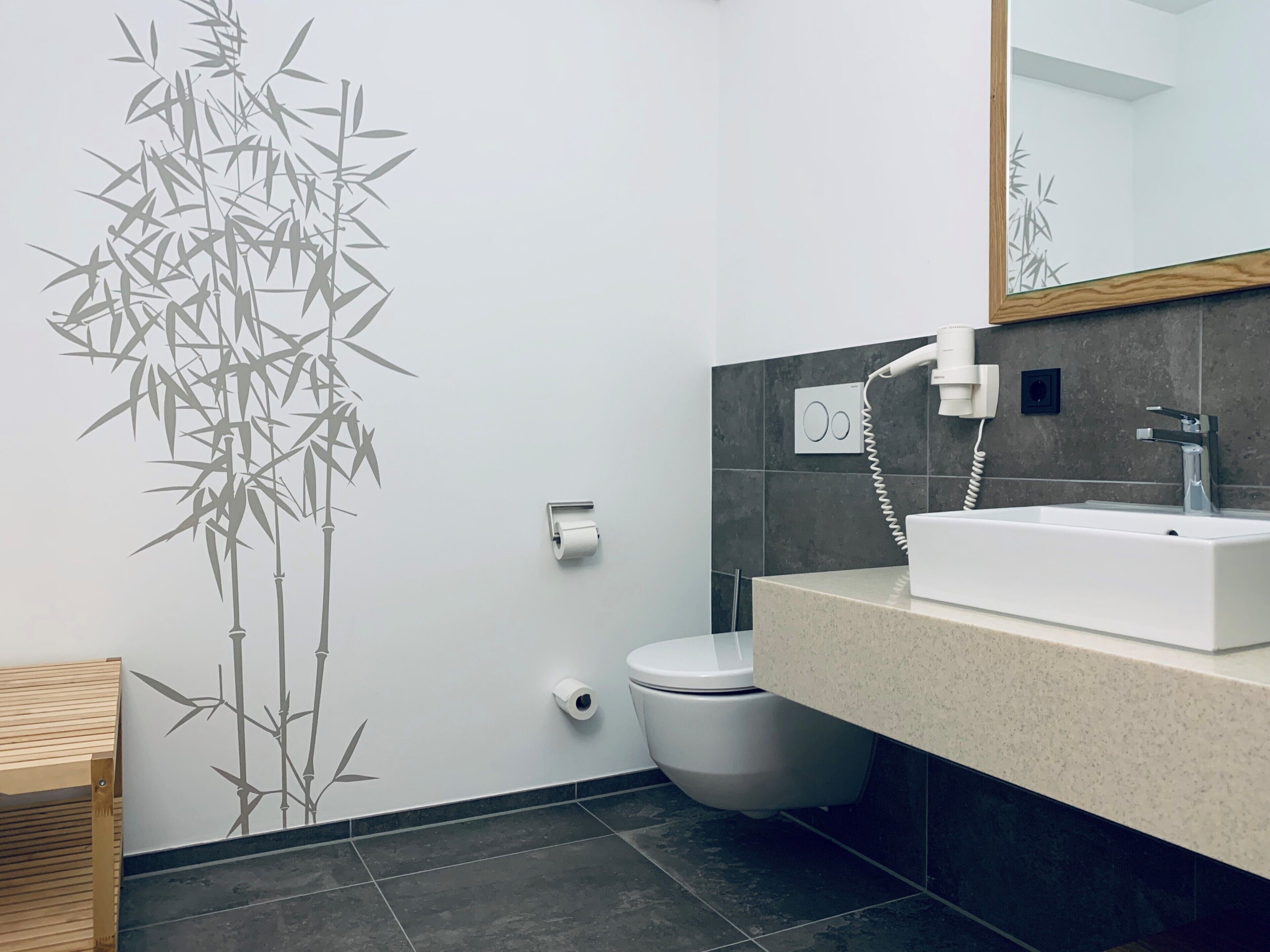 Superior-Doppelzimmer | Badezimmer | Haartrockner, Handtücher