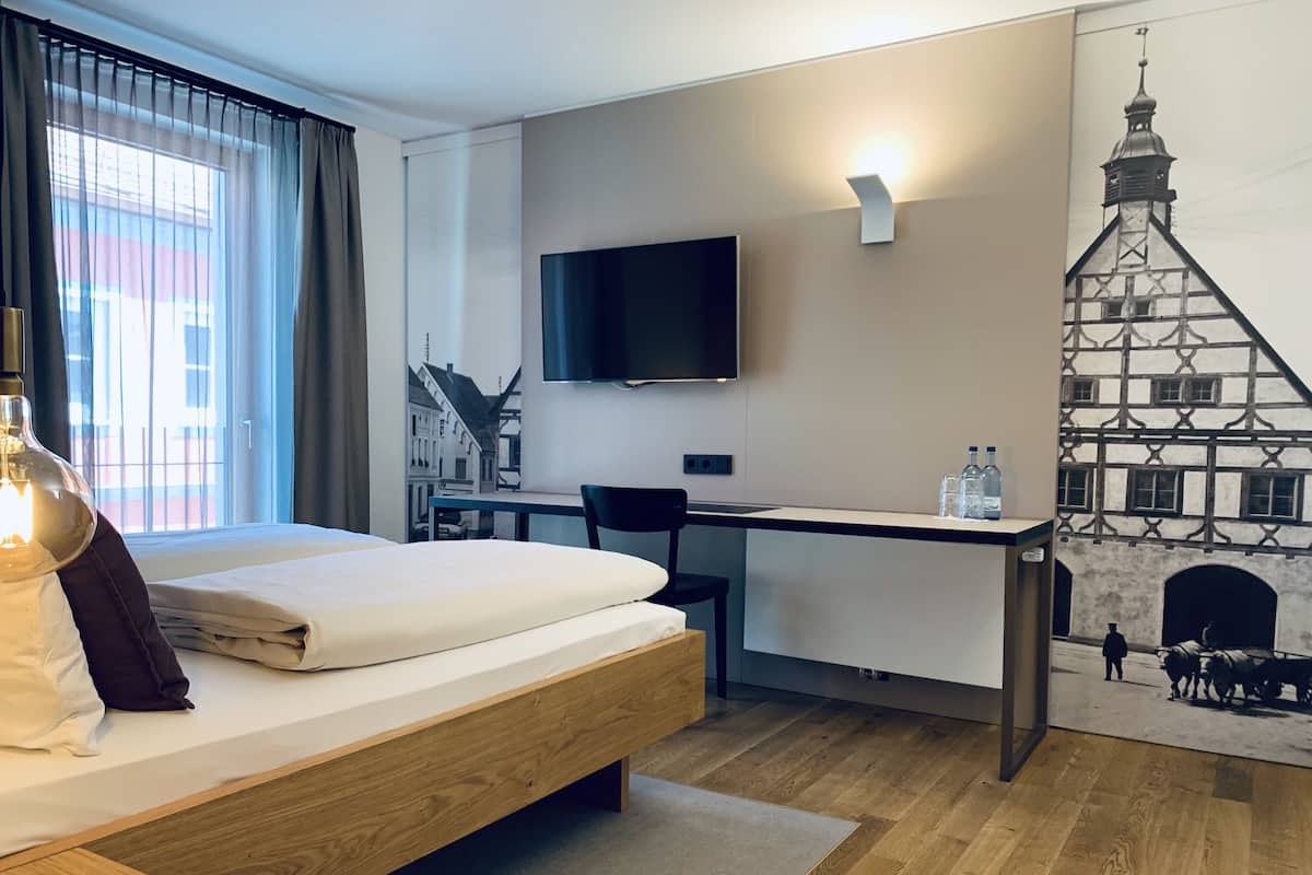 Familie suite | 1 slaapkamer, hypoallergeen beddengoed, een bureau, een laptopwerkplek