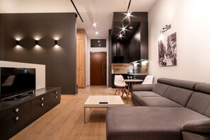 Living area - Your Aparts - Lofty u Scheiblera (Łódź)