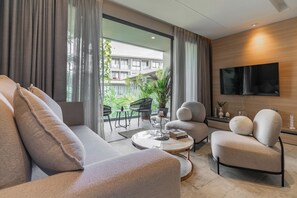 Living area - Diamond Condo by Villacarte (Choeng Thale)