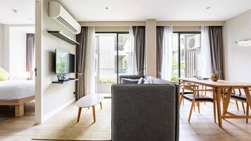 Apartemen Comfort | Tirai kedap cahaya dan Wi-Fi gratis