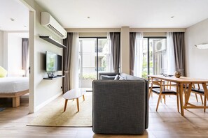 Comfort Apartment | Blackout curtains, free WiFi - Diamond Condo by Villacarte (Choeng Thale)