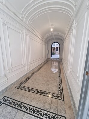 Interior entrance
