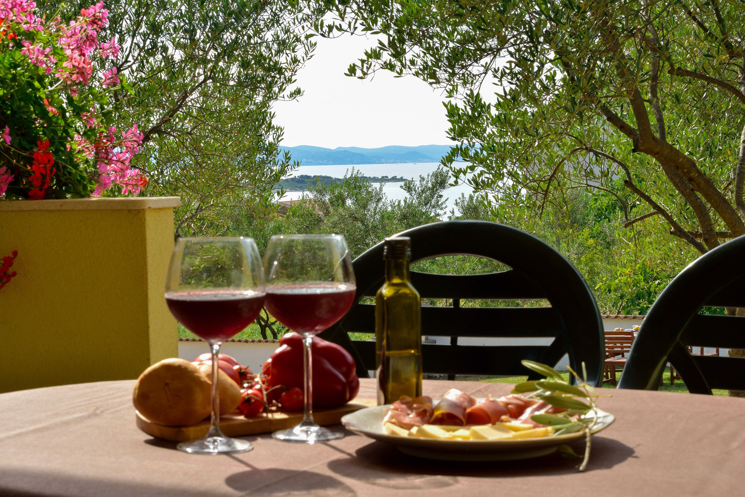 Comfort-Ferienhütte | Terrasse/Patio