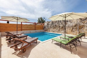 Pool - Luxury villa Liberta near Split, private pool (Podstrana)