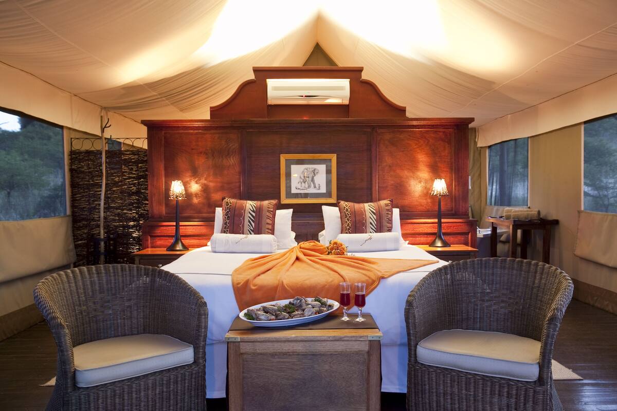 Luxury Tent, 1 Bedroom, Garden View | 1 bedroom, premium bedding, in-room safe, free WiFi