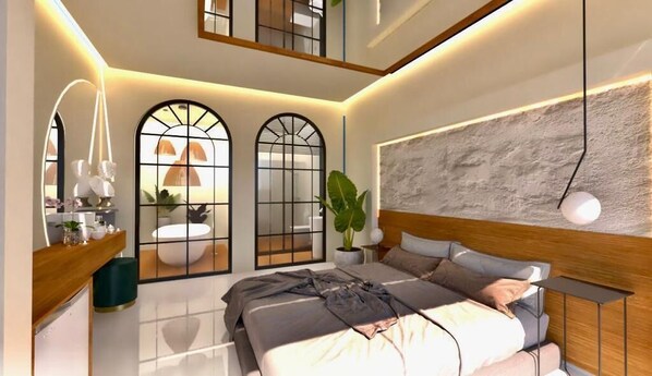 Superior Double Room, Pool View | Minibar, free WiFi, bed sheets - On Oda Oludeniz (Fethiye)