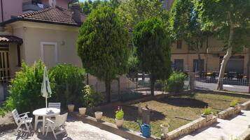 Vue sur la ville depuis lâhĂ©bergement