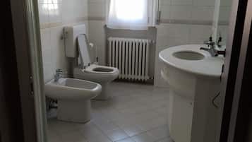 Shower, rainfall showerhead, hair dryer, bidet