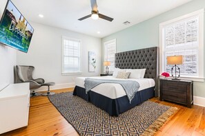 4 soverom, strykejern/-brett, internett (inkludert) og sengetøy