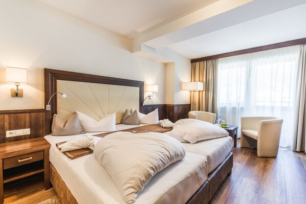 Deluxe Double Room | In-room safe, free WiFi, bed sheets