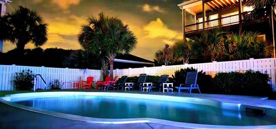 Private Pool - 5 BD 3.5 BA - Ocean view - 2nd Row - de Lime & de Coconut