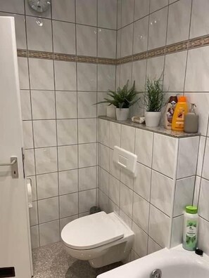 Hair dryer, towels