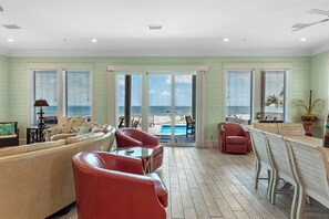 Smart TV - 🥳 Early Bird Sale. Diamond. 10BR. Extraordinary beachfront home. Elevator. Deck Pool. More! (Orange Beach)