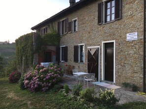 Fachada de la propiedad