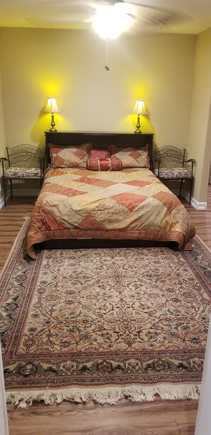 Desk, iron/ironing board, free WiFi, bed sheets