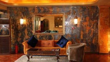 Sala de estar en el lobby