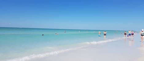 Vlak bij het strand