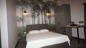 Chambre Triple Familiale | Literie de qualité supérieure, matelas Select Comfort, bureau