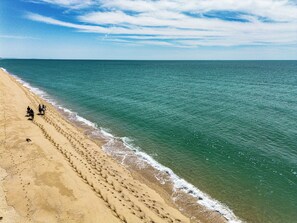 On the beach