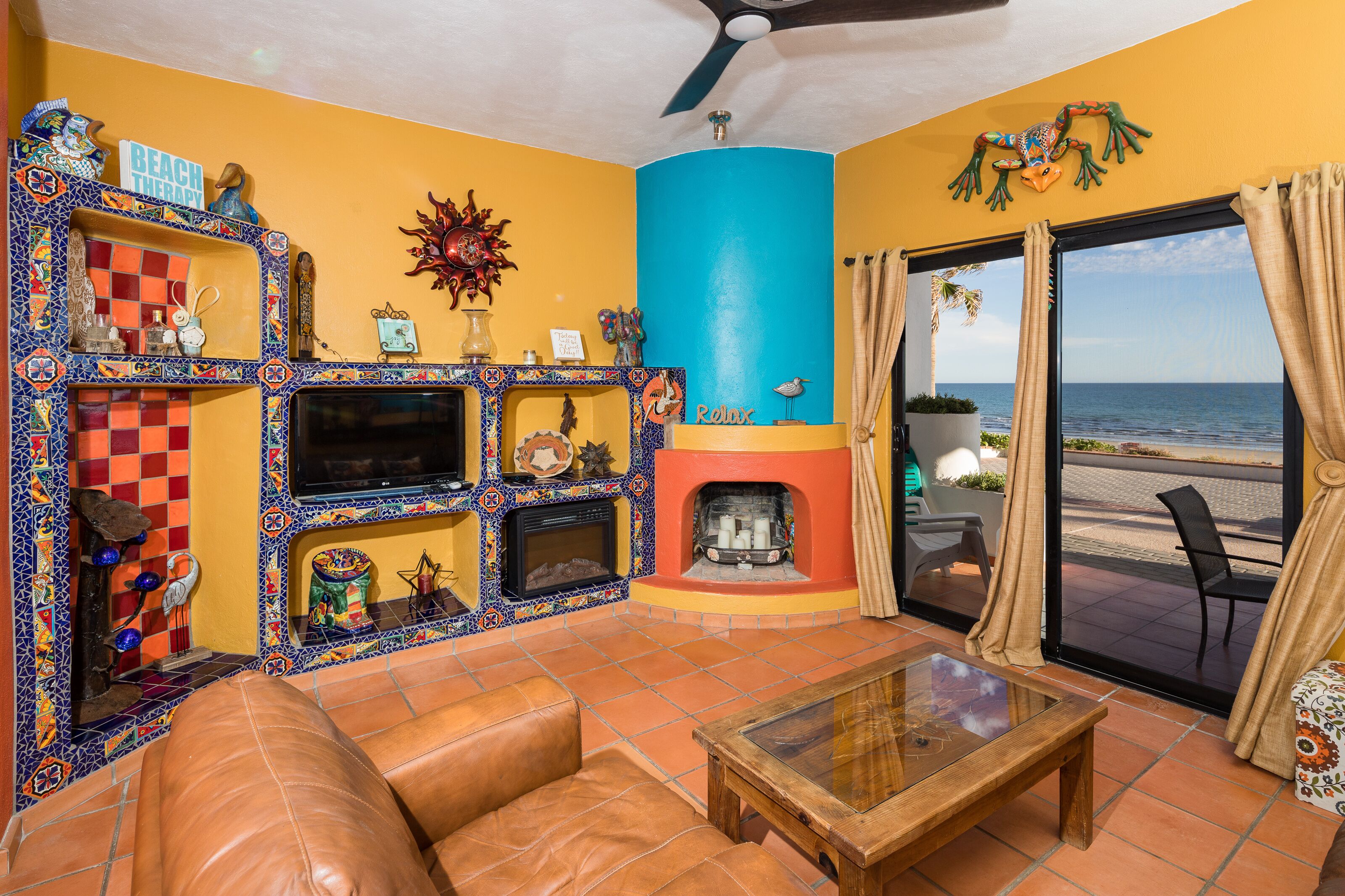 TV, fireplace, DVD player