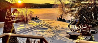  Newly remodeled-Lakefront cabin on 4th Lake w/dock & kayaks. Trail 5 Access