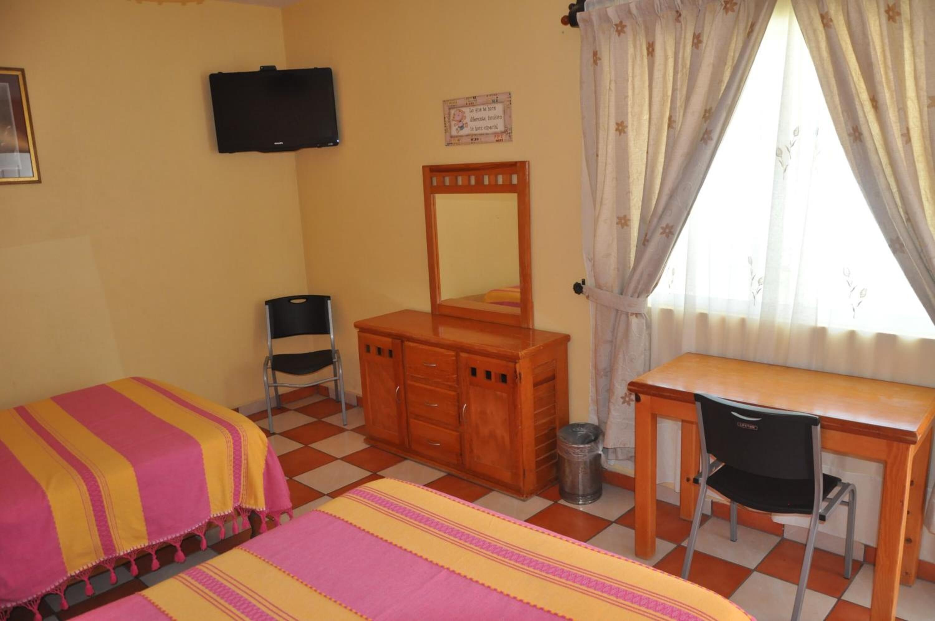 individually decorated, individually furnished, desk, laptop workspace