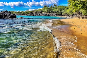 On the beach