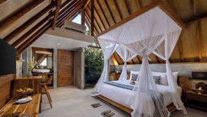 One Bedroom Villa with Free Daily Afternoon Tea | Minibar, desk, WiFi (free), bed sheets - Lasamana Villas Ubud by GenuineHost (Ubud)