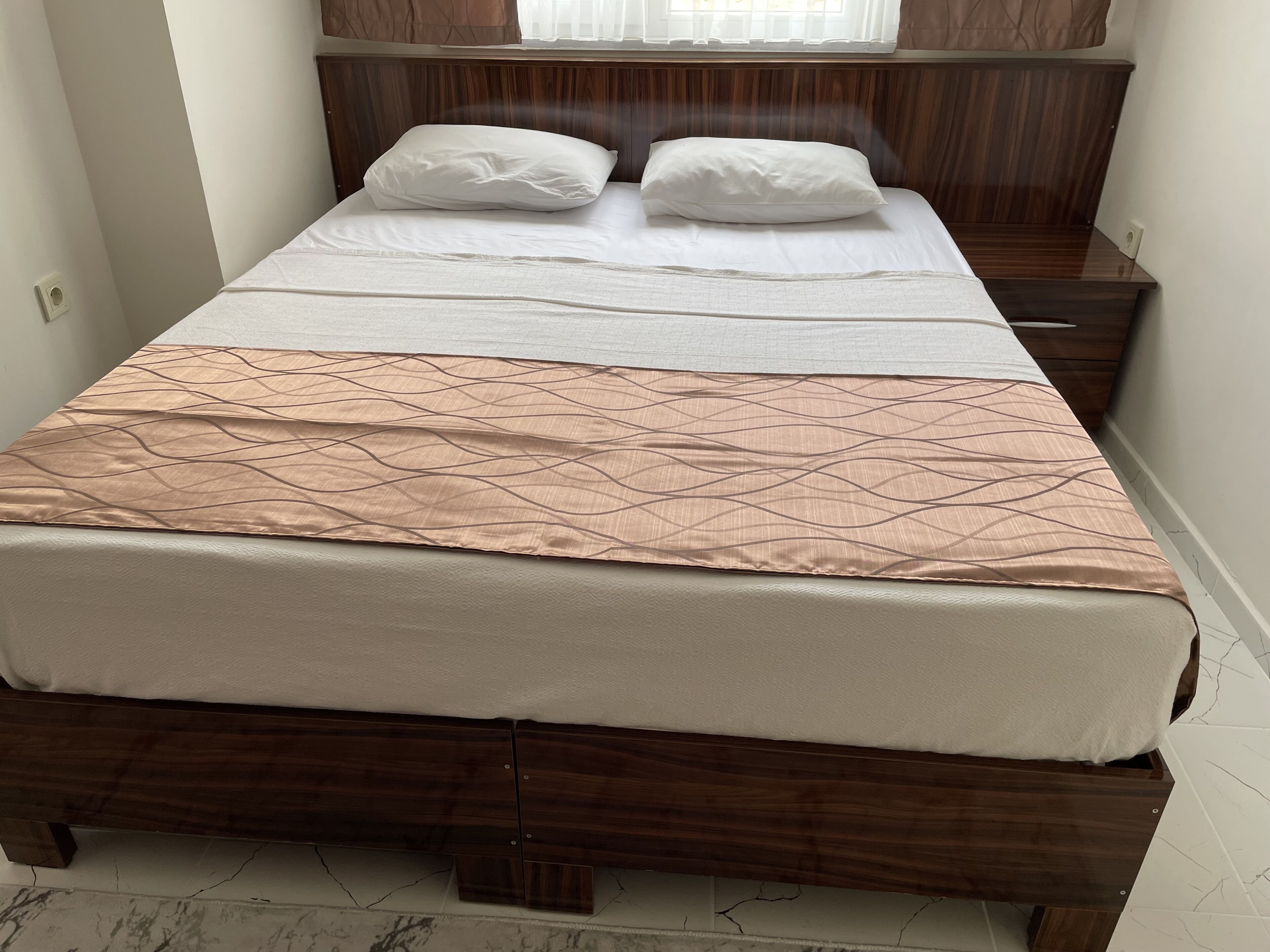 ek bina 1+1 studio (annex) | 1 bedroom, bed sheets