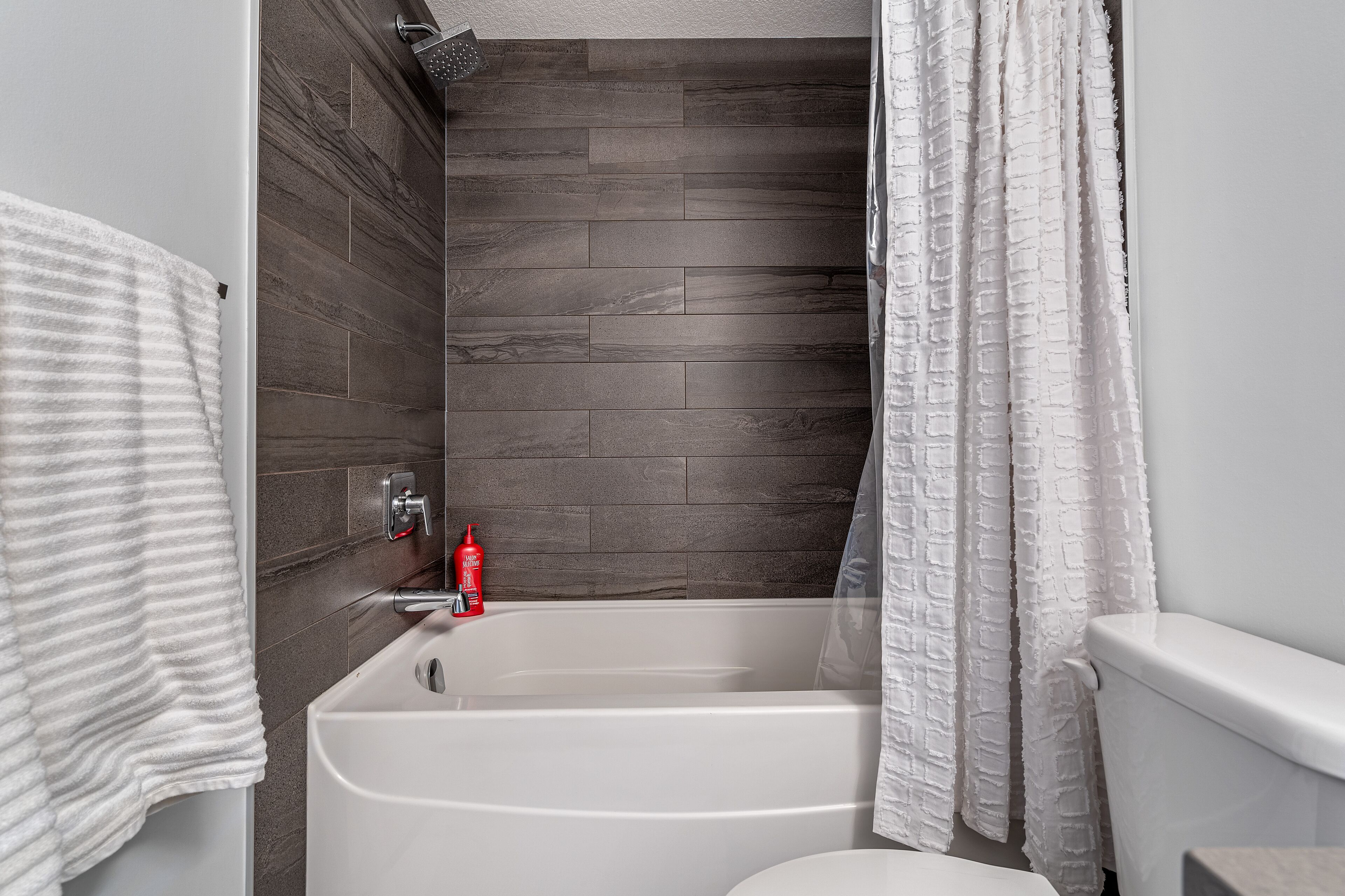 clean and spacious second washroom