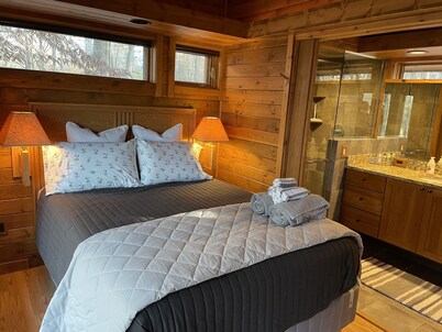 Cabin amongst the trees