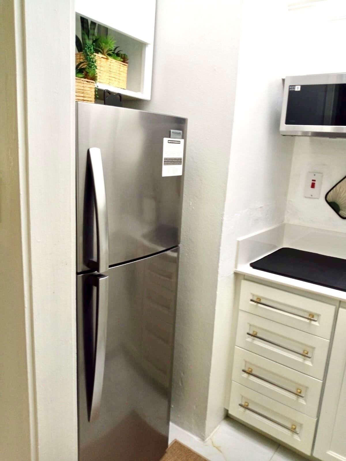 Microwave, oven, stovetop, paper towels