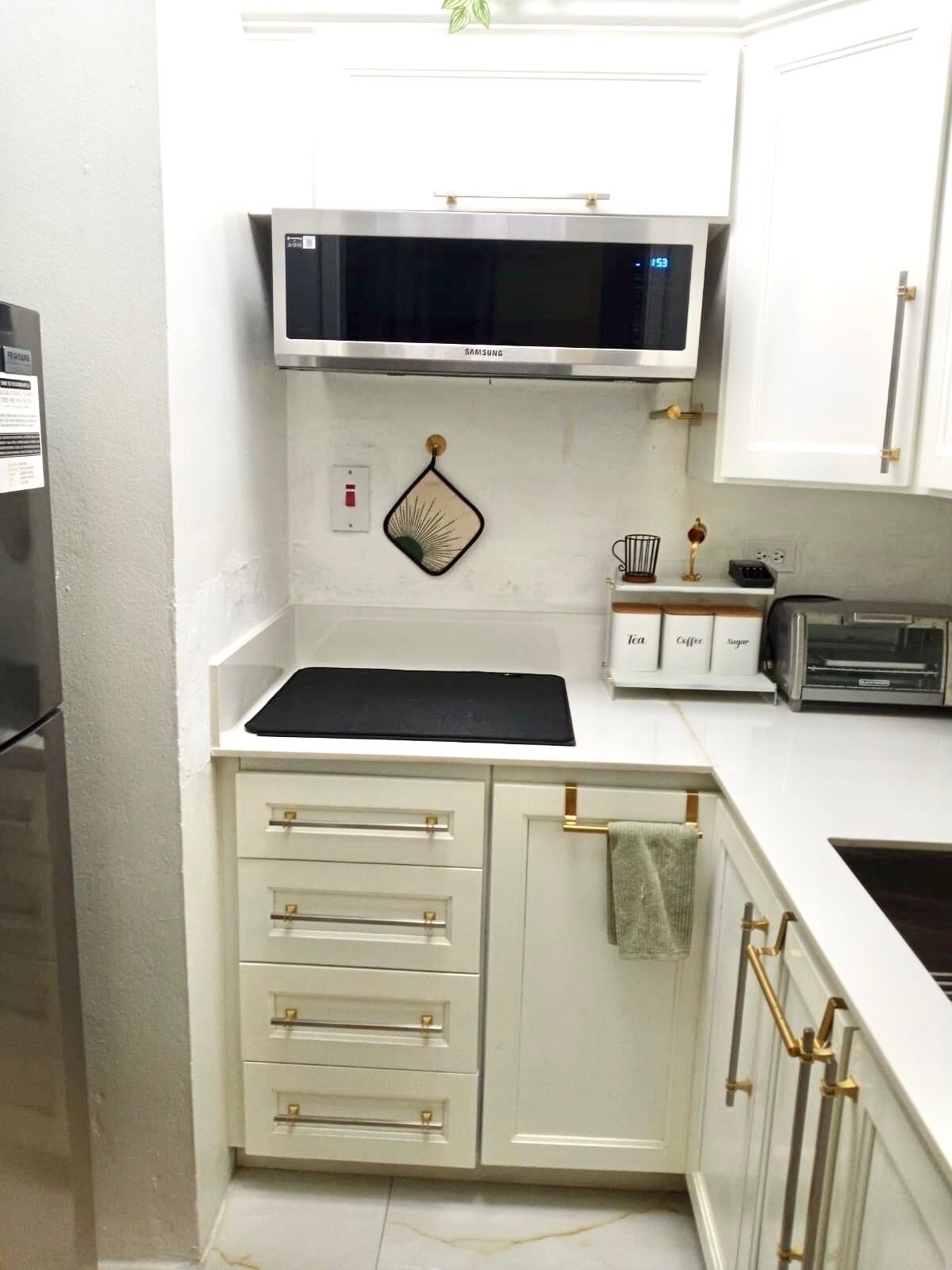 Microwave, oven, stovetop
