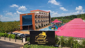 Front of property - evening/night