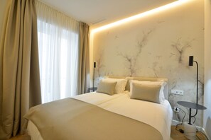 Familie appartement, 2 slaapkamers | Luxe beddengoed, geluiddichte muren, een strijkplank/strijkijzer