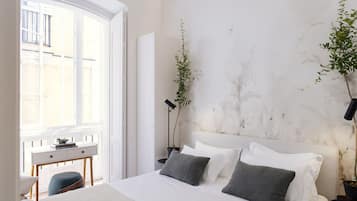 Apartamento Deluxe | 1 dormitorio, ropa de cama de alta calidad, sistema de insonorización